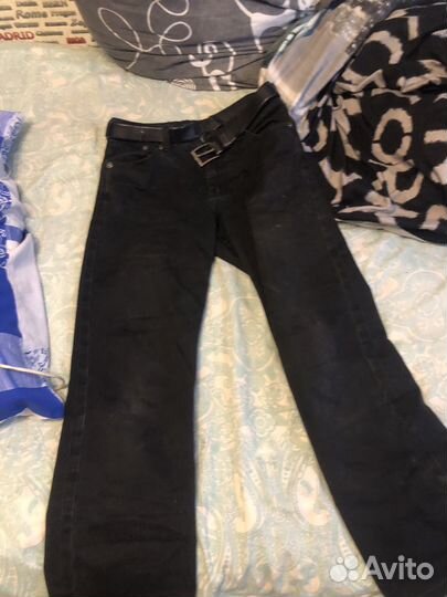 Джинсы, с ремнем