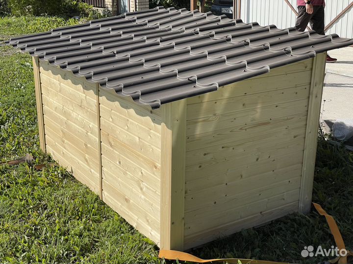 Будка для большой собаки утепленная