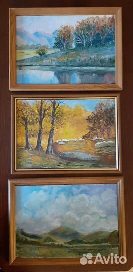 Картина маслом на холсте пейзаж