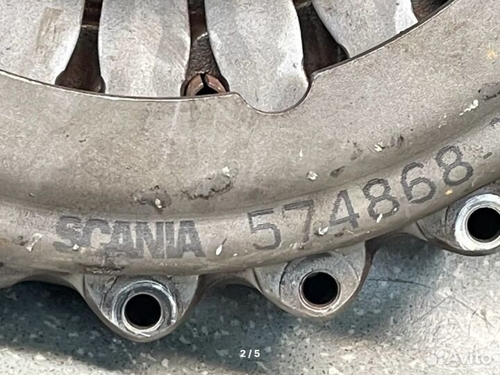 Комплект сцепления К432 48 (корзина и диск) Scania