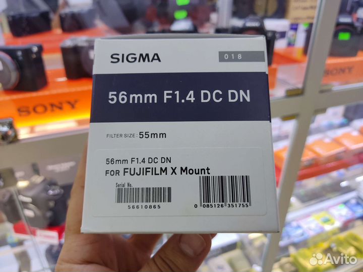 Sigma 56mm f/1.4 DC DN Fujifilm X новый в упаковке