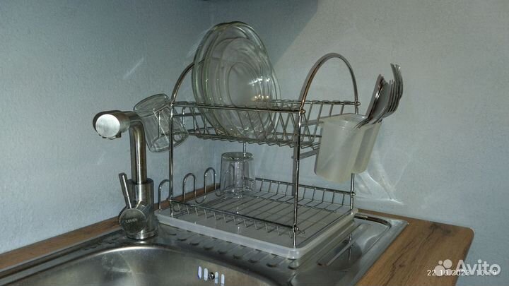 Сушилка для посуды настольная, б/у
