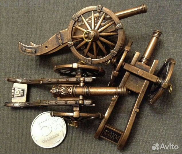 Сувенирная модель Полевая пушка X 6viii века метал