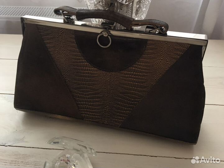 Саквояж натуральная кожа из СССР