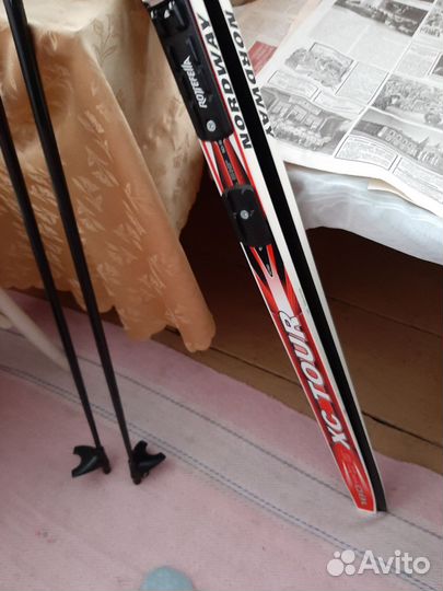 Беговые лыжи,без палок