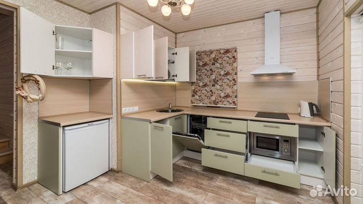 Кухня Леон угловая и прямая