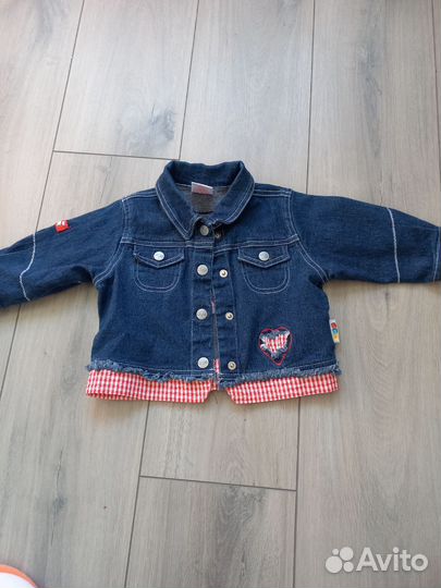 Джинсовая куртка на малыша 80 размер