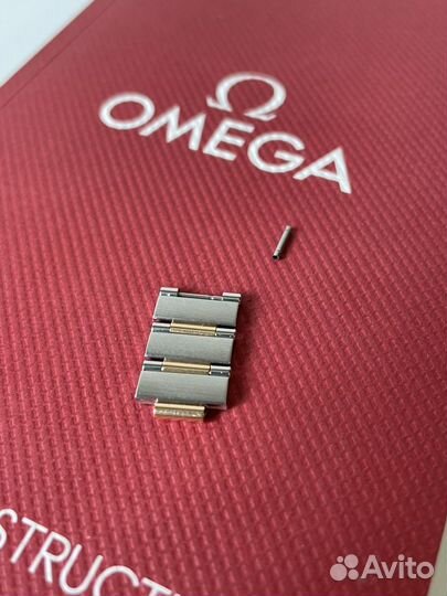 Omega Constallation звено 12 мм сталь-золото