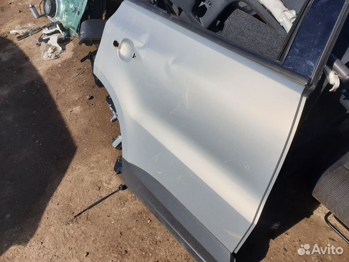 Дверь задняя правая vw tiguan 1 тигуан серая 7B 7в