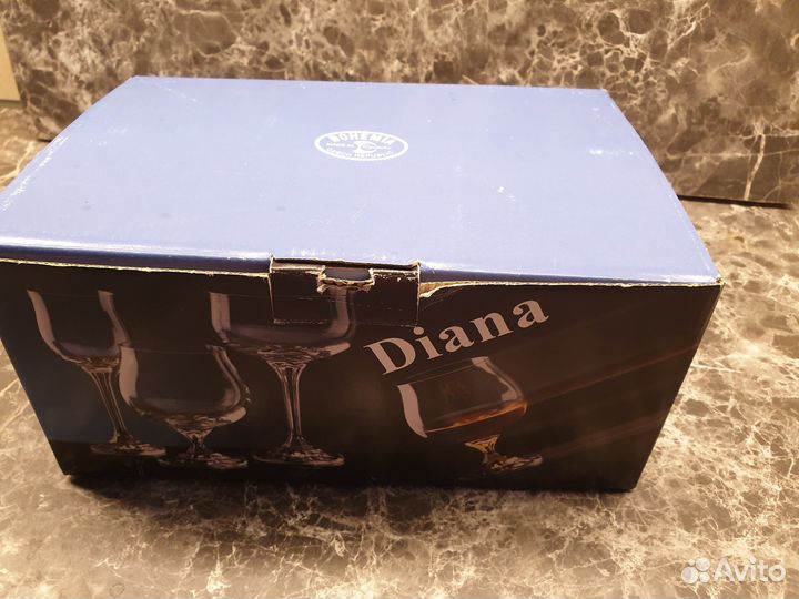 Бокал для бренди 250 Чехия Богемия панто платина