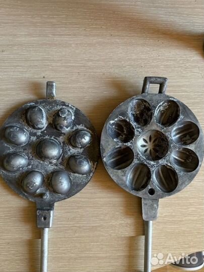 Советская форма для выпечки орешки