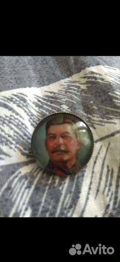 Значок-брошь Сталин