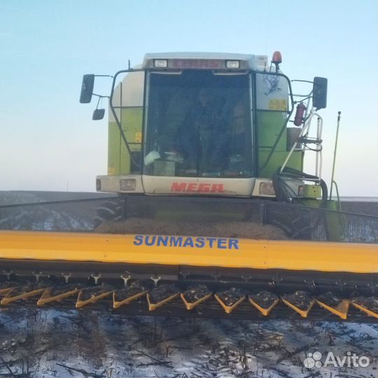 Уборка подсолнечника