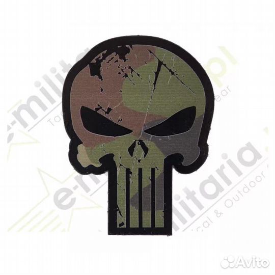 Патч, нашивка, шеврон Combat-ID Camo Punisher