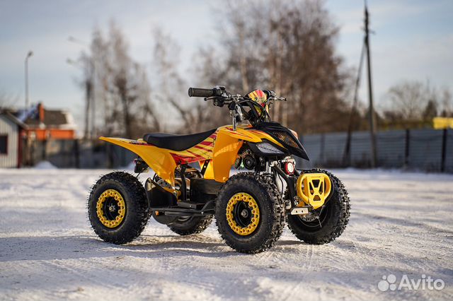 Электроквадроцикл white siberia sneg leto R