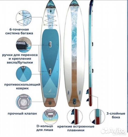 Sup board nautica tandem 15