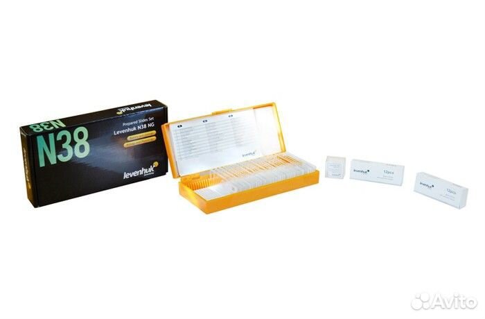 Набор готовых микропрепаратов Levenhuk N38 NG