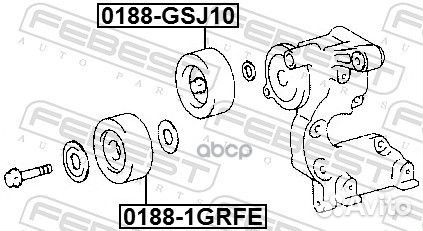 Ролик обводной 01881grfe Febest