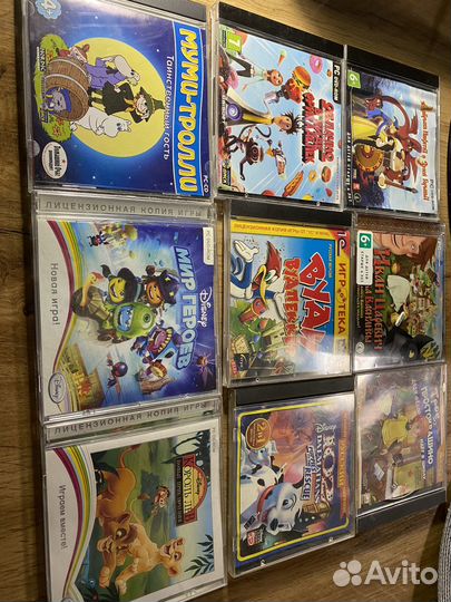 Компьютерные игры на дисках 23 шт