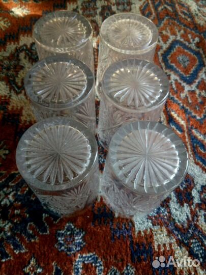 Стаканы хрустальные ссср, 60-70-е