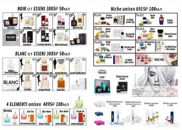 Духи женские подарочные