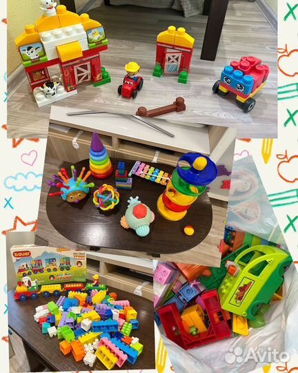 Развивающие игрушки пакетом