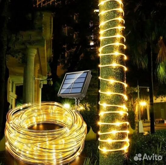 Гирлянда уличная на солнечной батарее