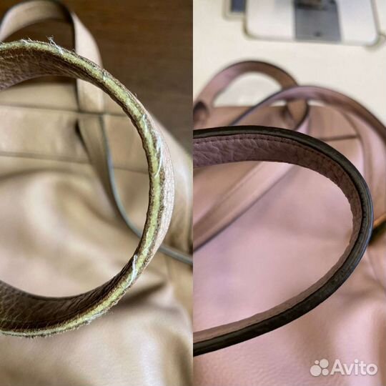 Чистка,реставрация и покраска кожаных сумок