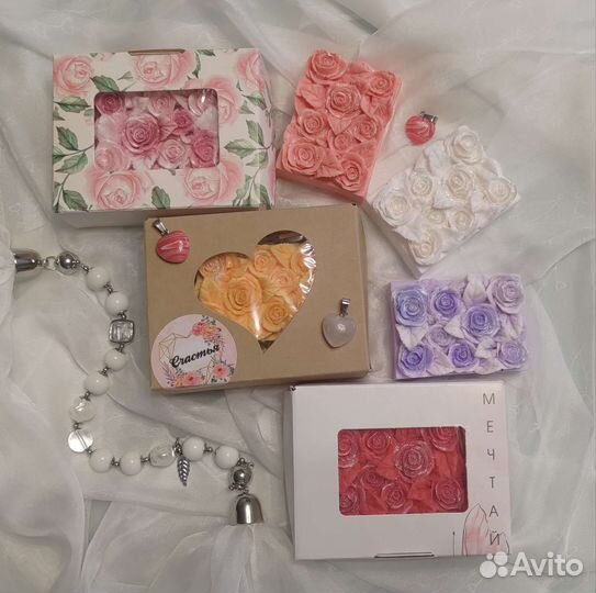 Мыло ручной работы Роза