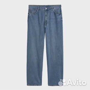 Джинсы H&M Wide High +, синий