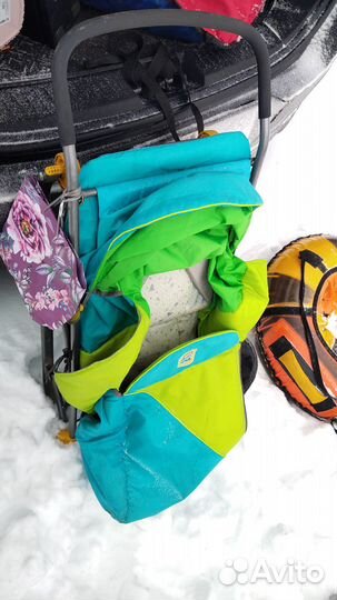 Санки коляска Тимка премиум