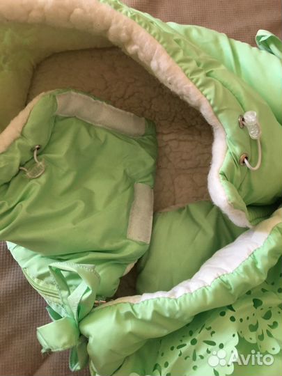 Меховой конверт-трансформер на овчине