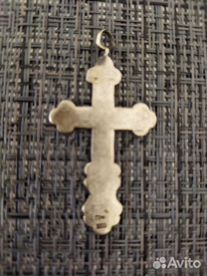 Крупный нательный старинный крест