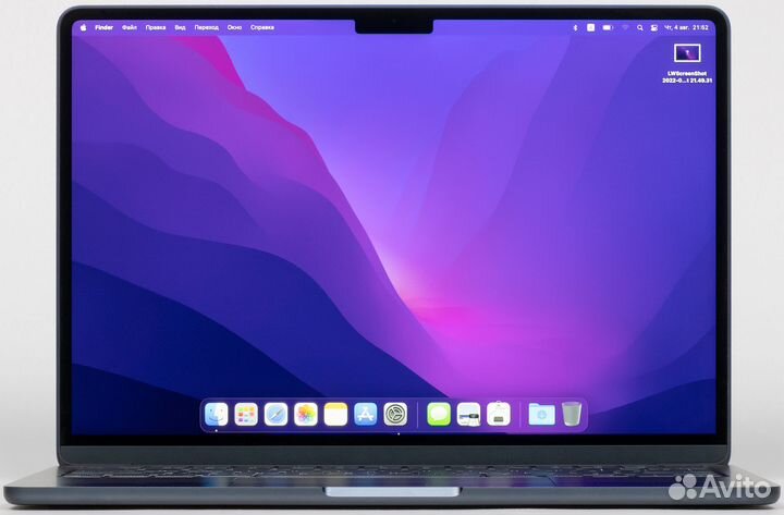 Apple macbook air 13 2022 m2 8/256