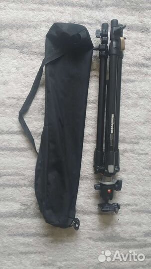 Штатив Manfrotto 190XDB+голова 496RC2