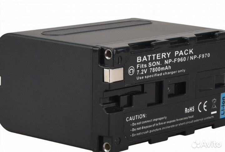 Аккумулятор sony NP-F970 7800mAh Новый