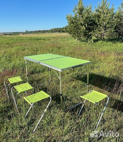 Стол складной со стульями