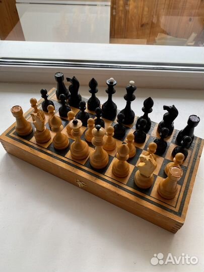 Шахматы СССР деревянные №17