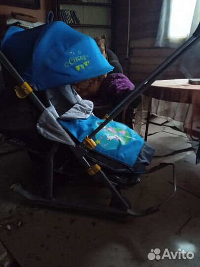 Коляска санки