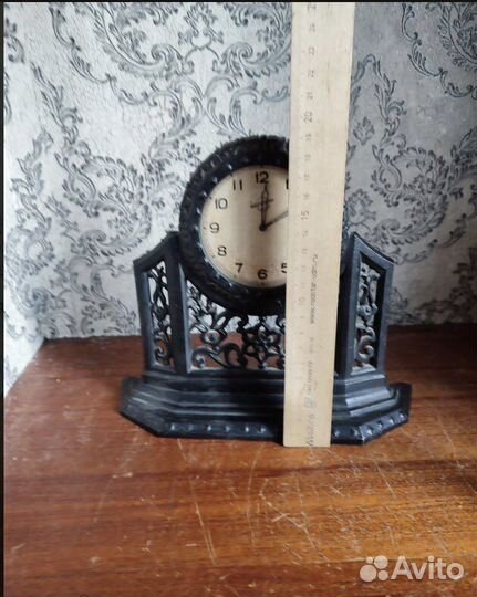 Каслинское кусинское литье часы настольный