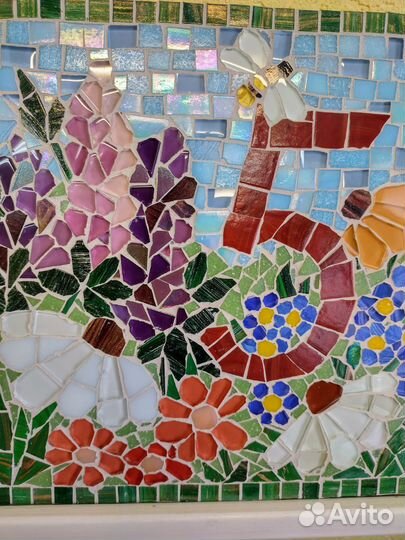 Номер дома. Табличка. Мозаика. Для улицы