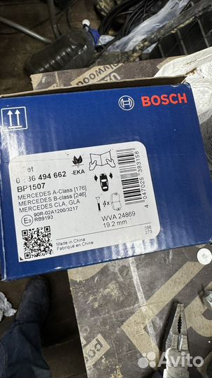 Тормозные колодки mercedes w176