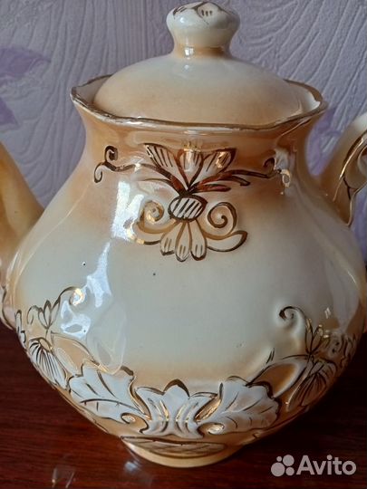 Посуда СССР- чайник керамический