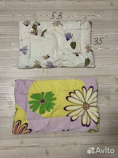 Подушка,одеяло в детскую кроватку