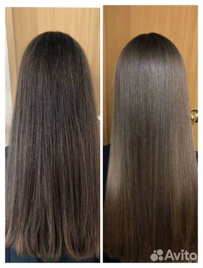 Кератиновое выпрямление ботокс волос нанопластика