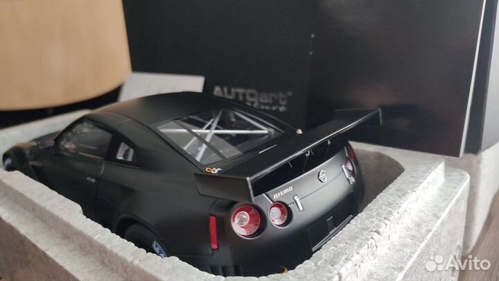 Nissan GT-R FIA GT1 Matt Black 1/18 Autoart