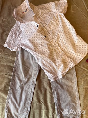 Рубашка и брюки на мальчика 110