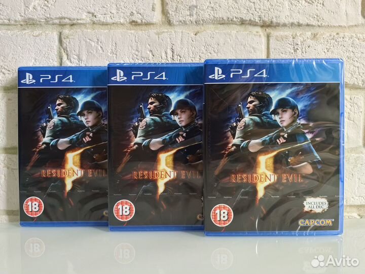 Resident Evil 5 PS4 новый диск
