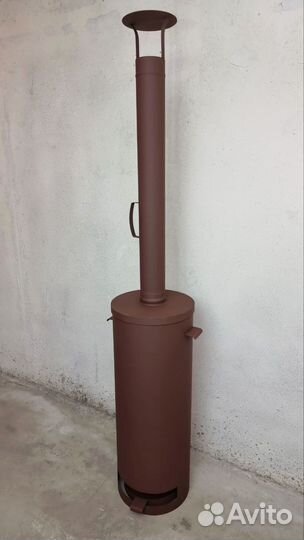 Печь для бассейна на дровах из нержавеющей стали