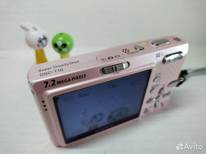 Sony Cyber-shot DSC-T10 Pink Vintage Cam